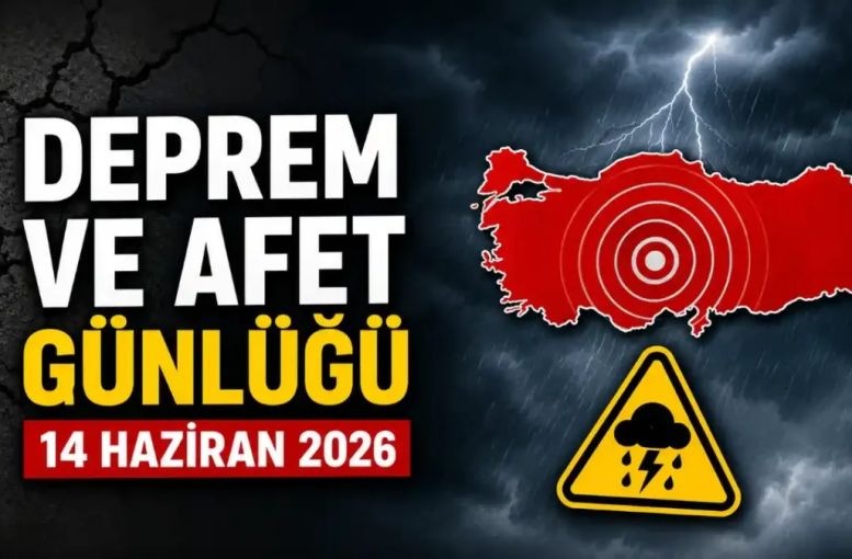 14 Haziran Deprem ve Afet Günlüğü: Nurdağı’nda 4.6’lık Deprem, Ankara'da sel