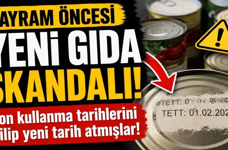 Aydın’da Gıda Alarmı! Tarihi Geçmiş Ürünlere Yeni Tarih Basıldığı Ortaya Çıktı