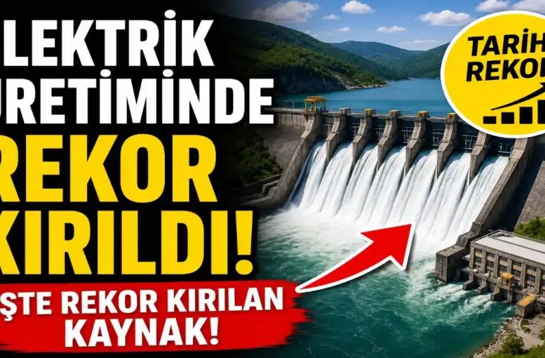 Barajlar Doldu, Rekor Geldi: Elektrik Üretiminde Tarihi Seviye