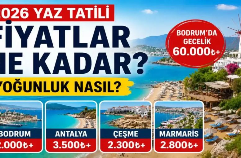 Bodrum, Antalya, Çeşme Ve Marmaris’te Tatil Fiyatları Ne Kadar? 2026 Yazında Son Durum