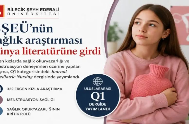 BŞEÜ’den Uluslararası Bilimsel Başarı: Ergen Sağlığında Önemli Araştırma