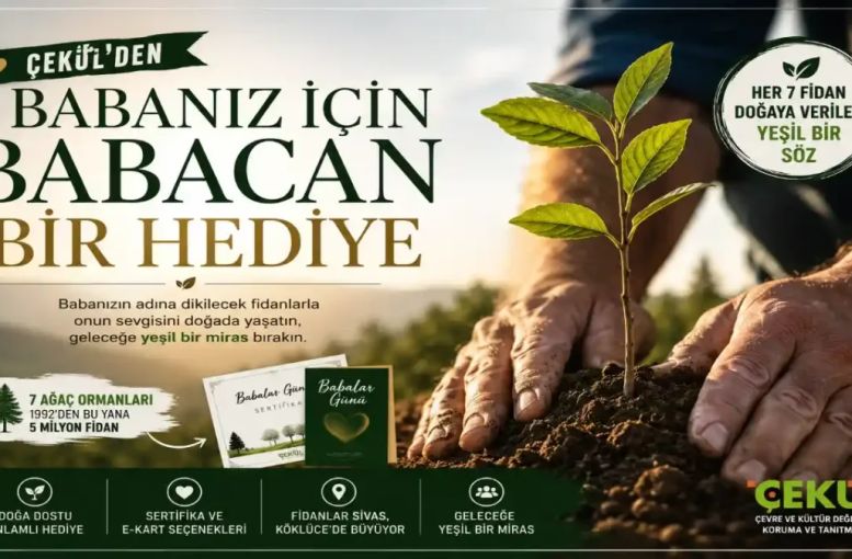 ÇEKÜL’den Babalar Günü Çağrısı: Babanızın Adı Doğada Yaşasın