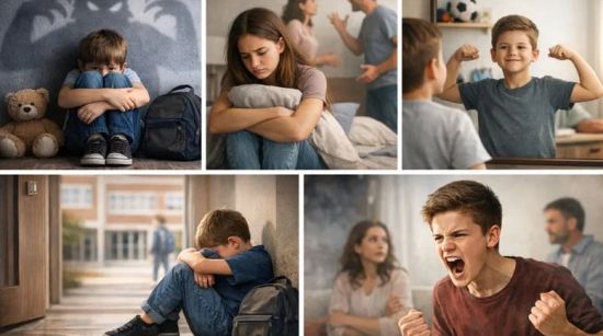 Çocuk ve Ergen Psikolojisi: Kaygı, Depresyon, Özgüven, Okul Reddi ve Öfke Patlamaları