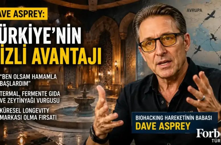 Dave Asprey: “Ben Olsam Türkiye’nin Küresel Longevity Markasını Hamam ile İnşa Ederdim”