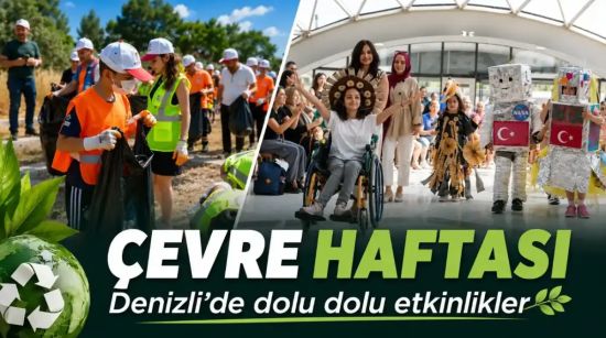 Denizli’de Çevre Haftası Dolu Dolu Geçti: 7 Bin Fesleğen Dağıtıldı