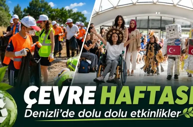 Denizli’de Çevre Haftası Dolu Dolu Geçti: 7 Bin Fesleğen Dağıtıldı