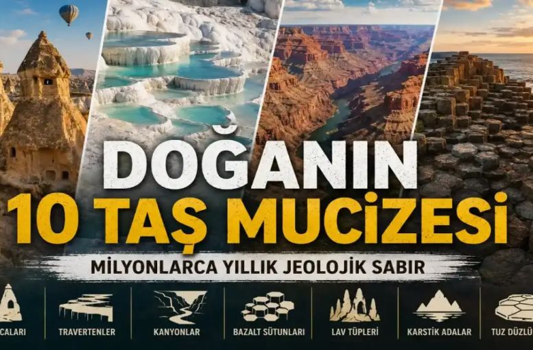 Doğanın Milyonlarca Yıllık Sabır Eseri: Dünyanın En İlginç 10 Jeolojik Oluşumu