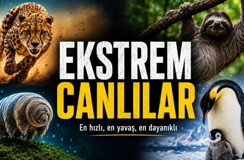 Doğanın Süper Canlıları: En Hızlı, En Yavaş ve En Dayanıklı Hayvanlar