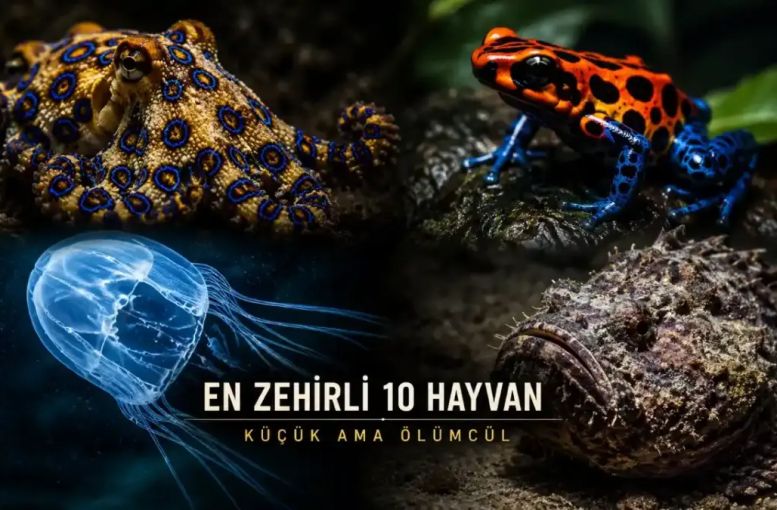 En Zehirli 10 Hayvan: Küçük Canlılar Nasıl Bu Kadar Ölümcül Oldu?
