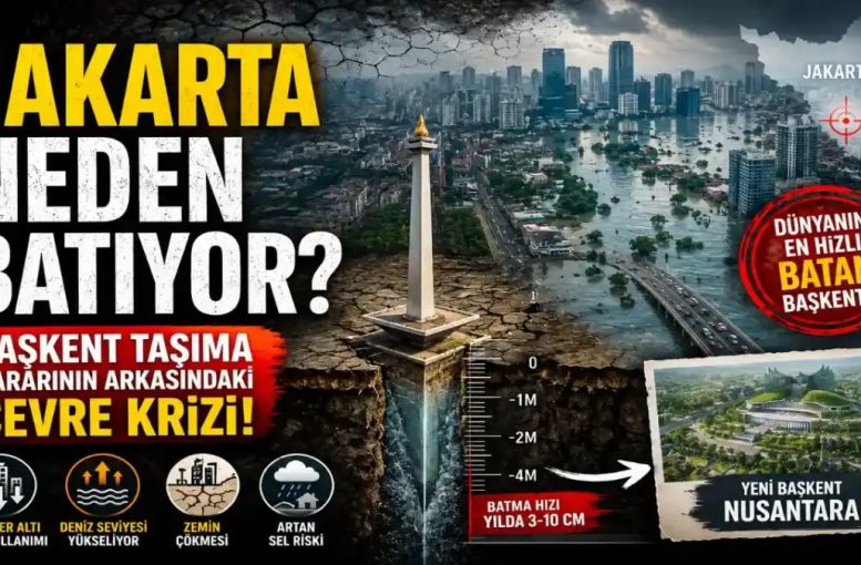Jakarta Neden Batıyor? Başkent Taşıma Kararının Arkasındaki Çevre Krizi