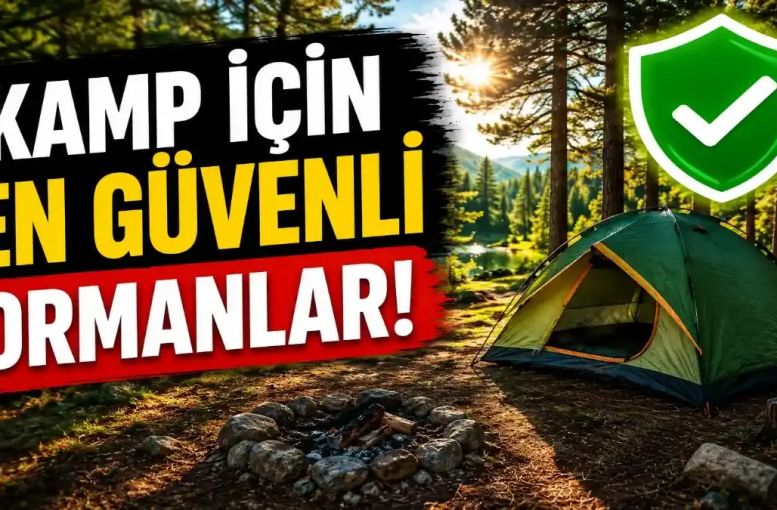 Kamp İçin En Güvenli Ormanlar: Türkiye’de Doğayla Baş Başa Güvenli Kamp Rotaları