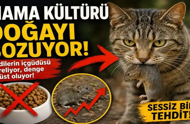 Kedilerin Değişen Doğası Tartışılıyor: “Mama Kültürü Ekolojik Dengeyi Etkiliyor”