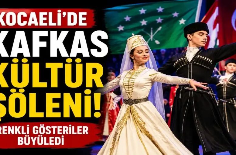 Kocaeli’de Kafkas Kültürü Coşkusu: Yıl Sonu Gösterisi Büyük Beğeni Topladı