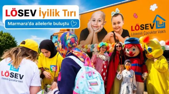 LÖSEV İyilikler Tırı Sakarya, Kocaeli ve İstanbul’un Ardından Tekirdağ’a Uzanıyor
