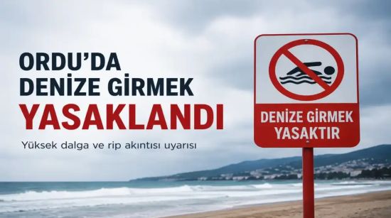 Ordu’da Denize Girmek Yasaklandı: Yüksek Dalga Ve Rip Akıntısı Uyarısı
