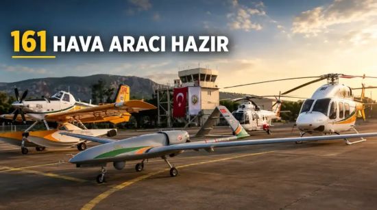 Orman Yangınlarıyla Mücadelede Yeni Dönem: 28 Uçak, 119 Helikopter Görevde