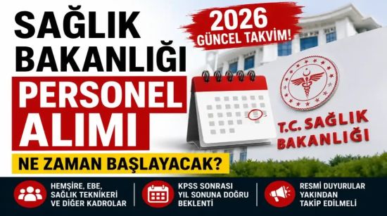 Sağlık Bakanlığı Personel Alımı Ne Zaman Başlayacak? 2026 Başvuru Takviminde Son Durum