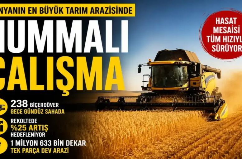 Tigem Ceylanpınar’da Bereketli Sezon: Buğday Hasadında Büyük Hedef