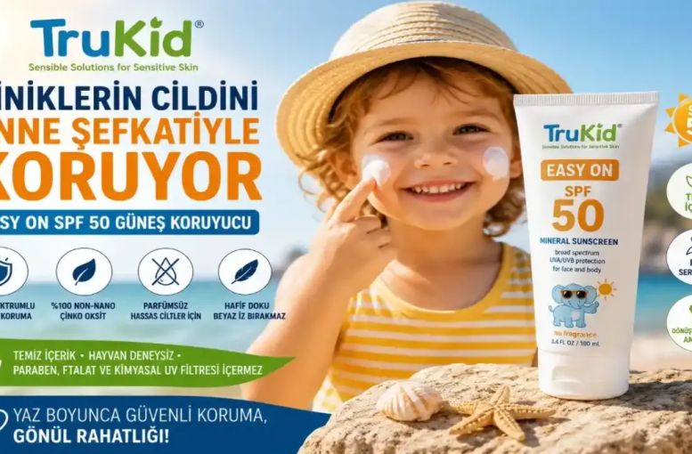 TruKid Easy On SPF 50 ile Miniklere Yaz Boyunca Güneş Koruması