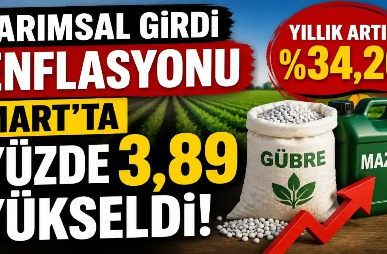 TÜİK Verileri: Tarımsal Girdi Fiyatlarında Sert Yükseliş