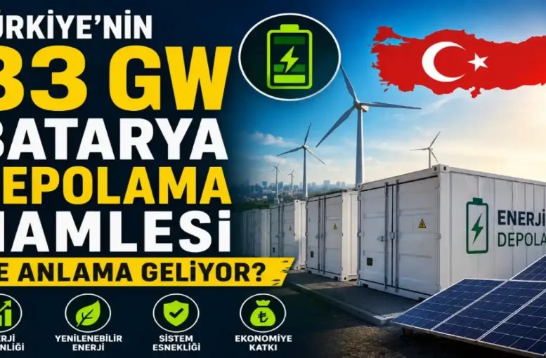Türkiye’nin 33 GW Batarya Depolama Hamlesi Ne Anlama Geliyor?