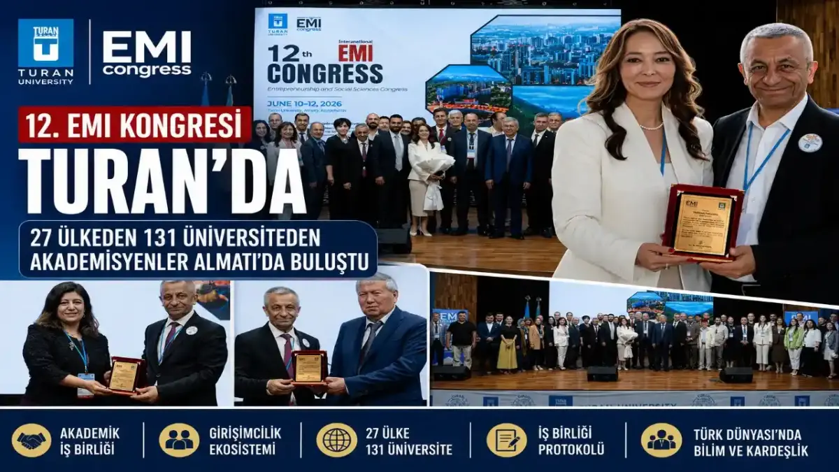 12. Emı Kongresi Turan Üniversitesi Ev Sahipliğinde Almatı’da Düzenlendi