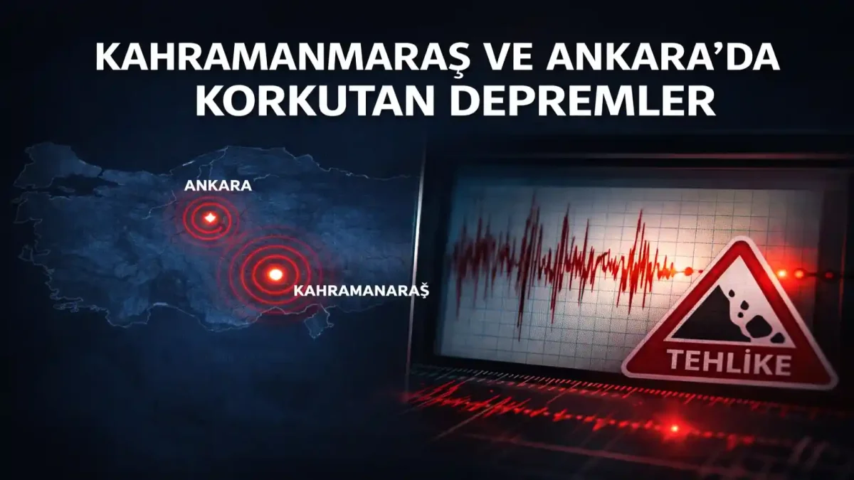 12 Mart Son Depremler: Kahramanmaraş 4.0, Ankara 3.9 ile Sallandı!