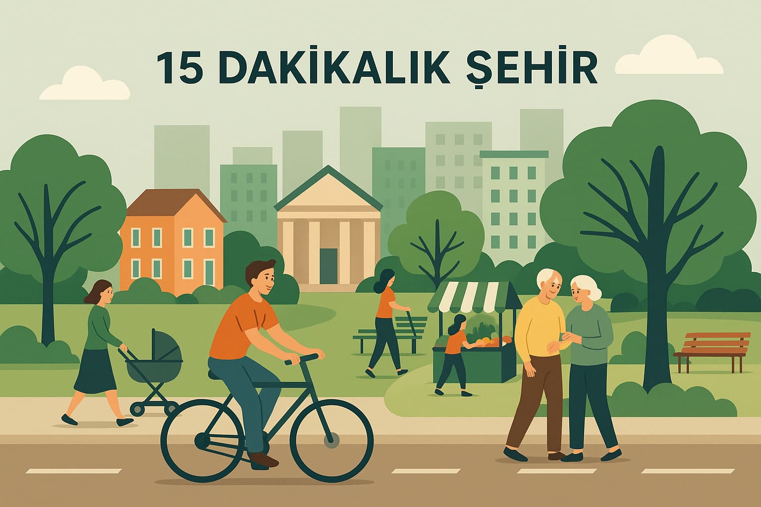 15 Dakikalık Şehir (15-Minute City): Rantı Değil, Yaşam Kalitesini Büyüten Yeni Kent Modeli