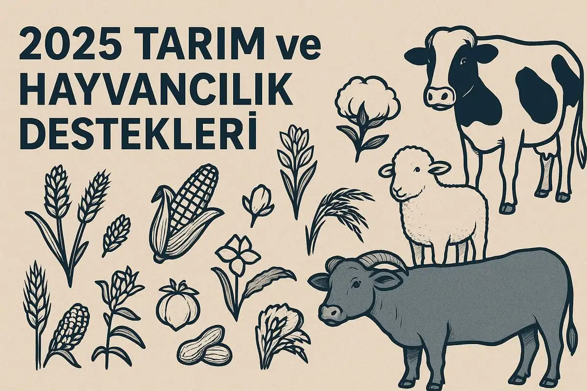 2025 Güncel Tarım ve Hayvancılık Destekleri: Çiftçilere Verilen Tüm Teşvikler