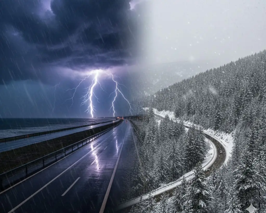 22 Aralık Pazartesi Hava Durumu: Meteoroloji'den O İller İçin Kuvvetli Yağış Ve Kar Uyarısı!
