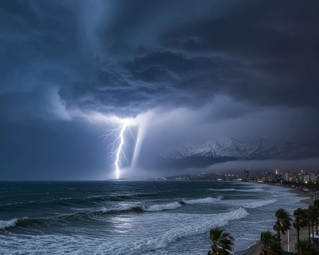 23 Aralık Salı Hava Durumu: Meteoroloji'den Turuncu Uyarı! O Bölgelerde Hortum ve Kar Riski