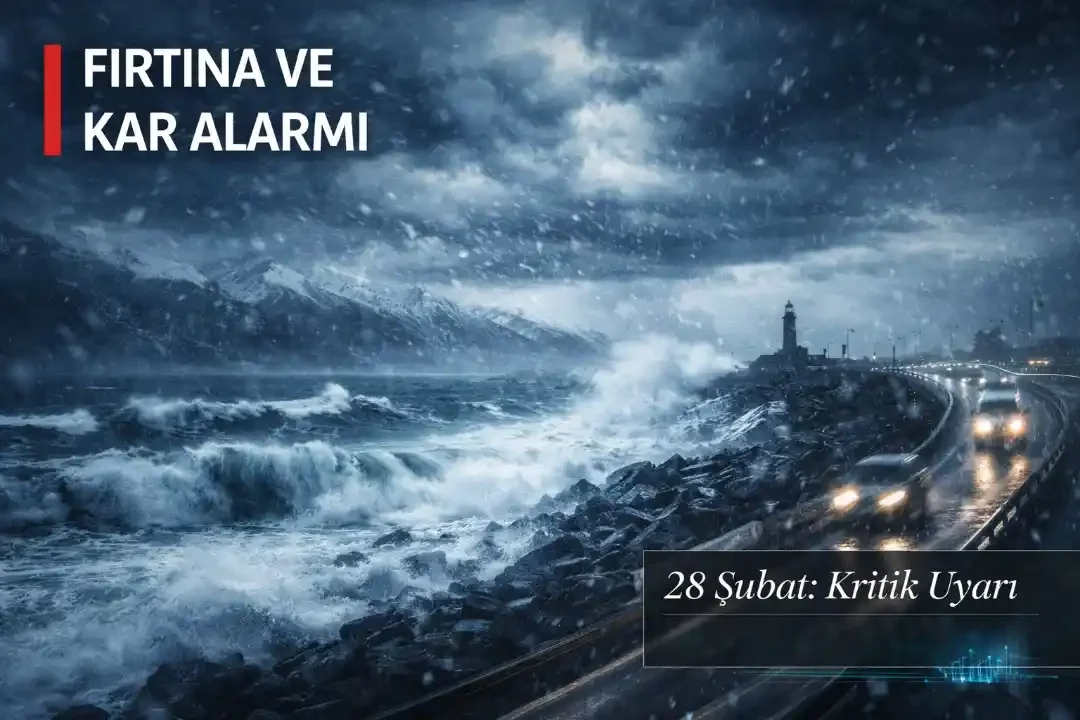 28 Şubat Cumartesi Hava Durumu: Fırtına ve Kar Kapıda!