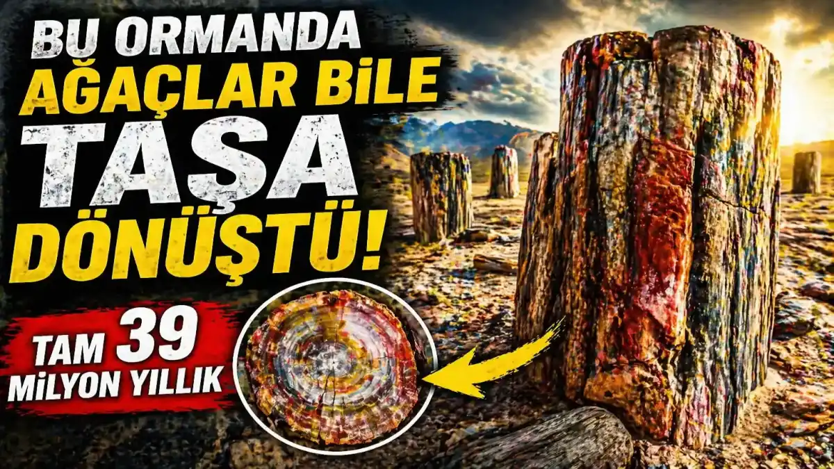 39 Milyon Yıllık Sır: Taşlaşan Orman Bilim Dünyasını Şaşırtıyor