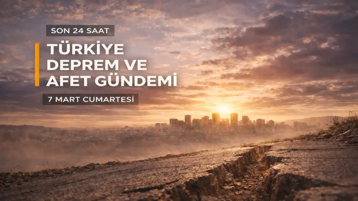 7 Mart 2026 Türkiye Afet Gündemi: Deprem, Sel ve Heyelan Riskli Bölgeler