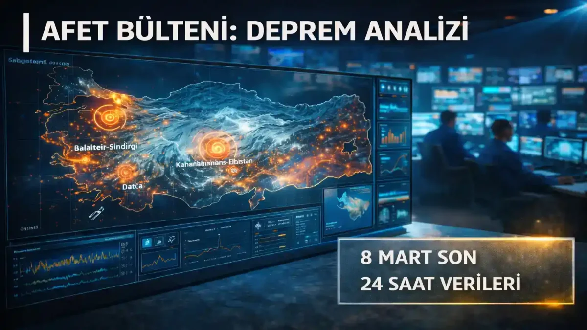8 Mart 2026 Son Depremler ve Afet Bülteni: Sındırgı ve Elbistan Analizi