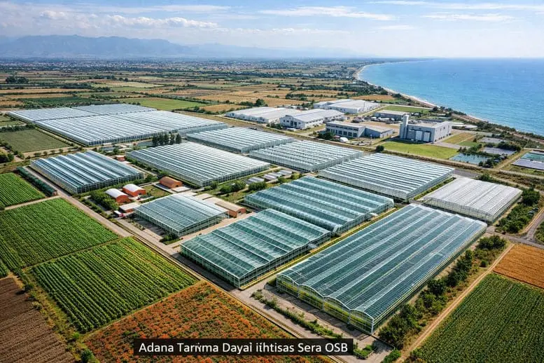 Adana Tarıma Dayalı İhtisas Sera OSB Nedir? Alanı, Parsel Durumu ve Türkiye İçin Önemi