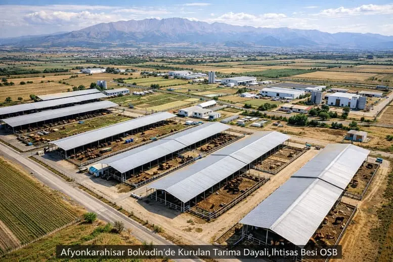 Afyonkarahisar Bolvadin’de Kurulan Tarıma Dayalı İhtisas Besi OSB’nin Bölgeye Etkisi