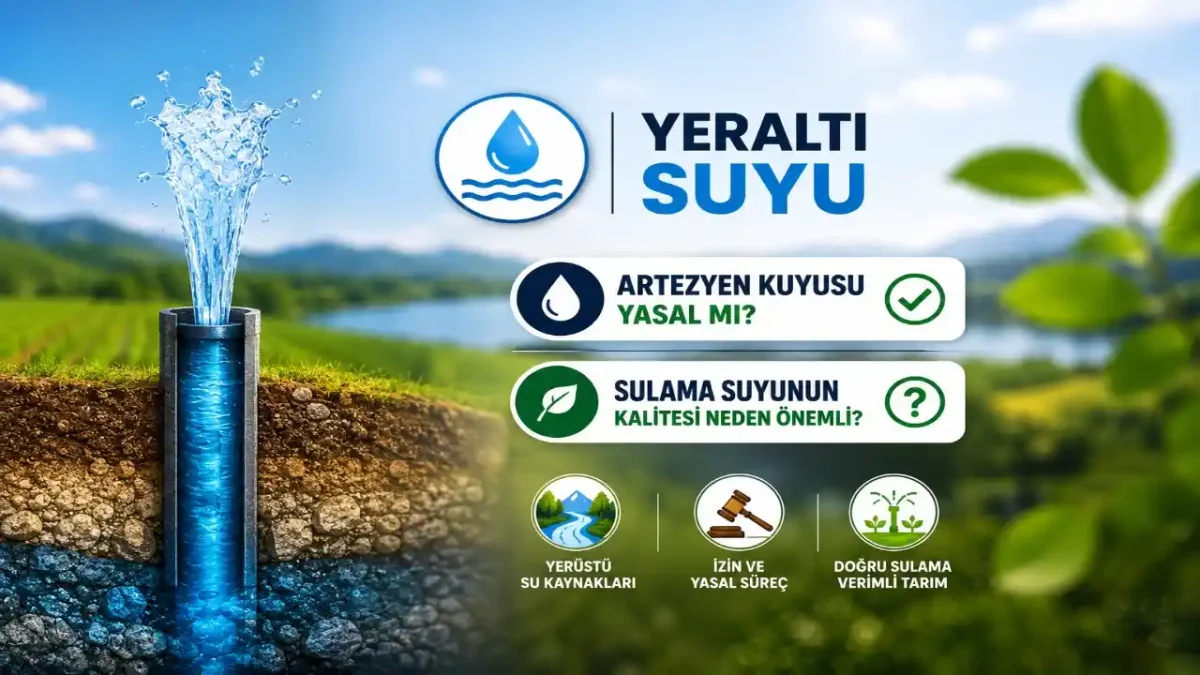 Artezyen Kuyusu Açmak Serbest mi? Yeraltı Suyu Kullanımında Bilinmesi Gerekenler