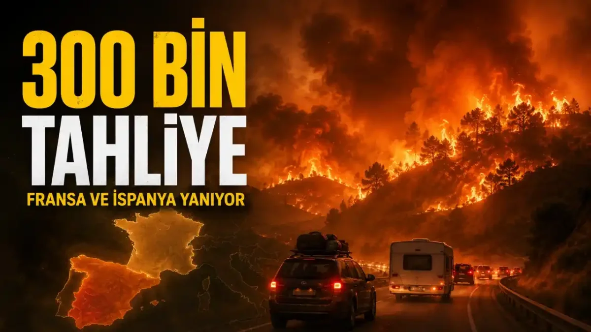 Avrupa Yangınlarında Tahliye 300 Bini Aştı: Fransa Ve İspanya’da Son Durum