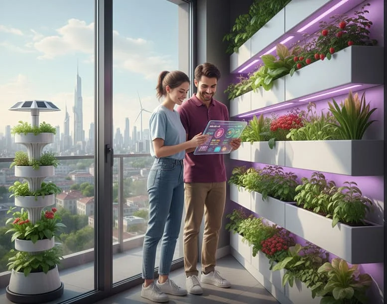 Balkonda Akıllı Tarım: Ev Tipi Dikey Çiftçilik Kitleri Ve Kendi Sebzenizi Üretme Rehberi