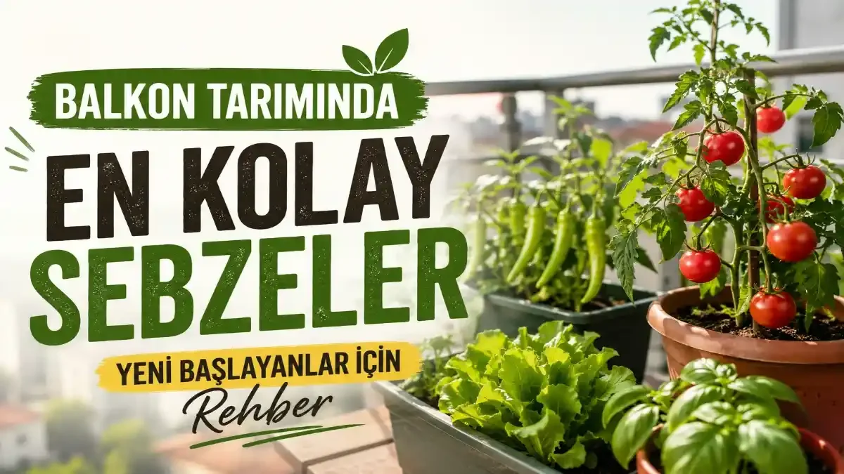 Balkonunda Mini Bahçe Kurmak İsteyenlere 10 Kolay Sebze