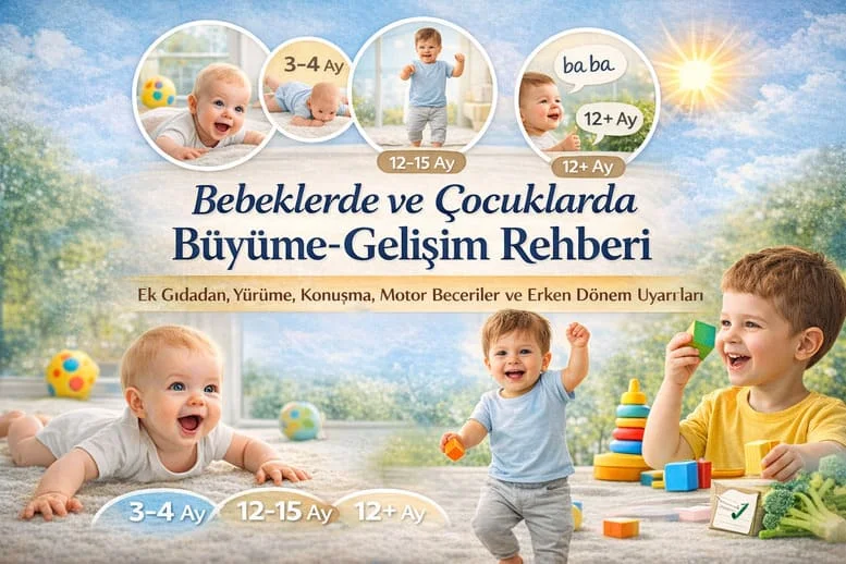 Bebek Ne Zaman Döner, Yürür, Konuşur? Gelişim Basamakları ve Erken Uyarı İşaretleri
