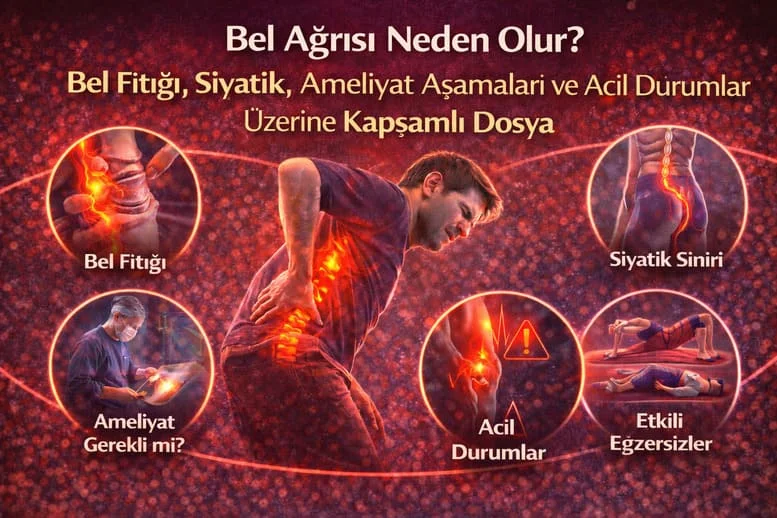 Bel Ağrısı Neden Olur? Bel Fıtığı, Siyatik, Ameliyat Aşamaları ve Acil Durumlar