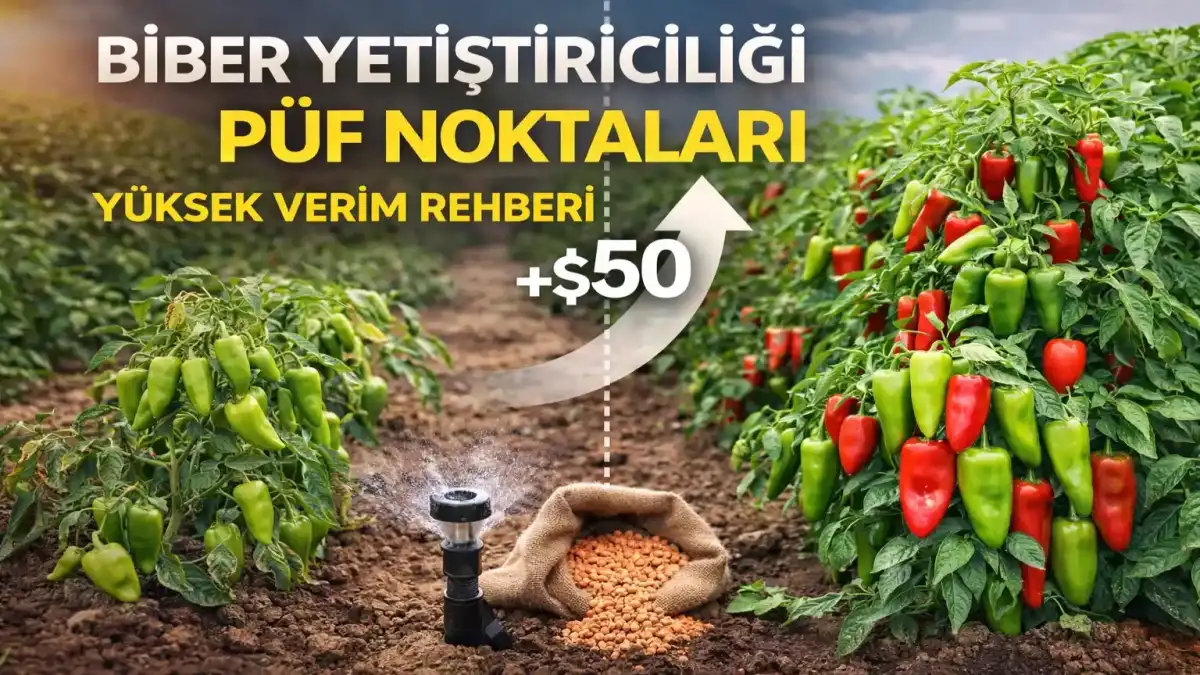 Biber Üretiminde Yüksek Verim Rehberi: Doğru Teknikler ve Kritik Hatalar