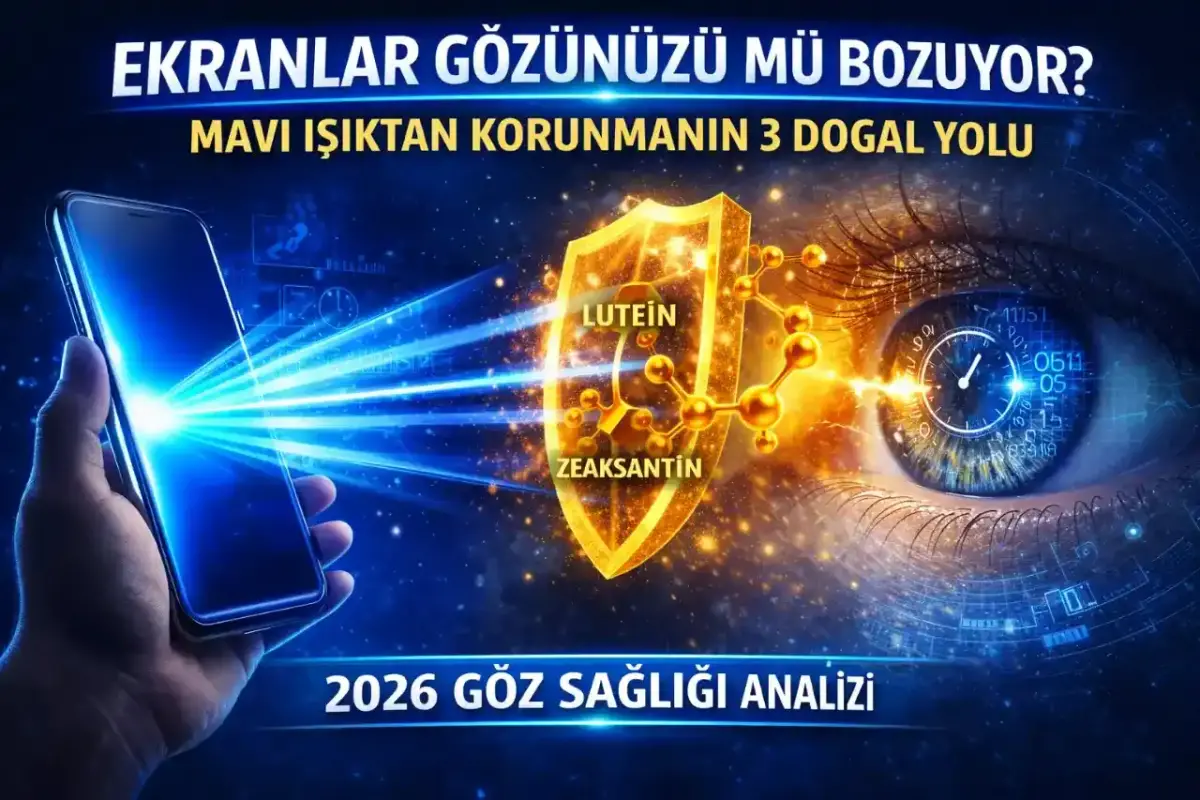 Biyolojik Saat ve Mavi Işık: 2026 Göz Sağlığı Analizi! Ekran Yorgunluğuna Karşı 3 Koruyucu Bitki.