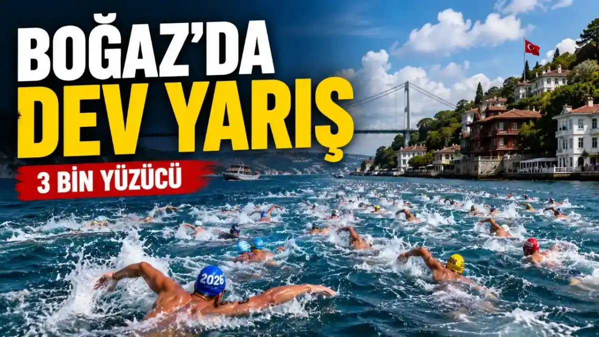 Boğaziçi Kıtalararası Yüzme Yarışı 2026: 3 Bin Yüzücü İki Kıtayı Kulaçlarla Birleştirecek