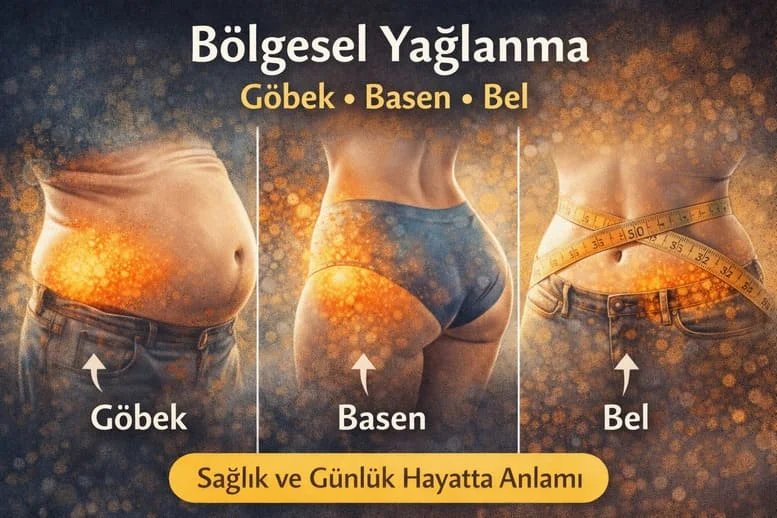 Bölgesel Yağlanma: Göbek, Bel ve Basen Yağlanması Neden Oluşur ve Neden Daha Zor Kaybolur?