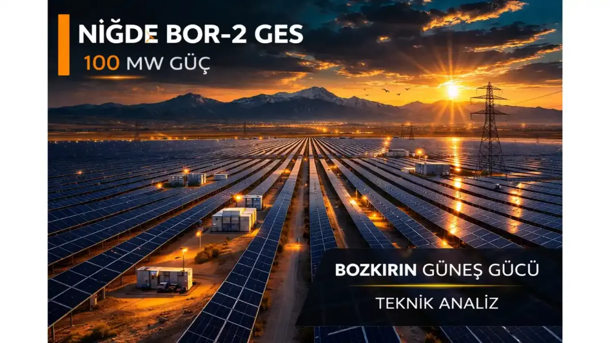 Bor-2 GES: Niğde’nin Güneş Enerjisindeki Dev Hamlesi