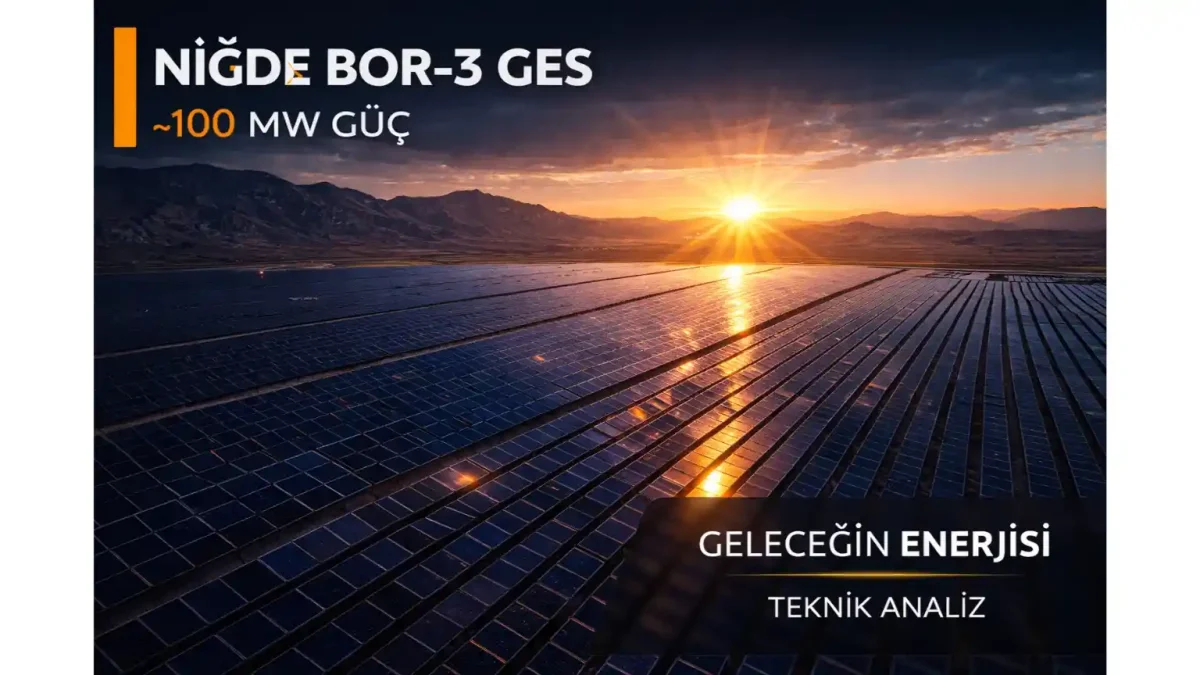 Bor-3 GES: Niğde’nin Güneş Enerjisindeki Stratejik İmzası