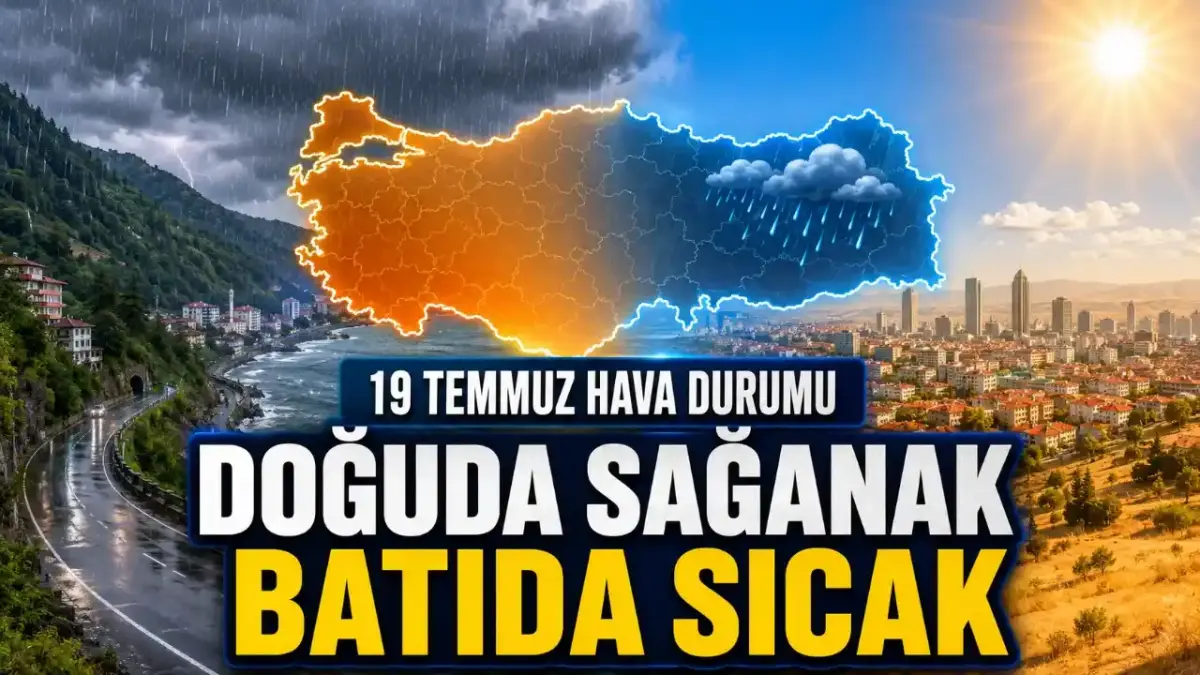 Bugün Hava Nasıl Olacak? Doğu Karadeniz’de Sağanak, İç Ve Batıda Sıcaklık Artışı